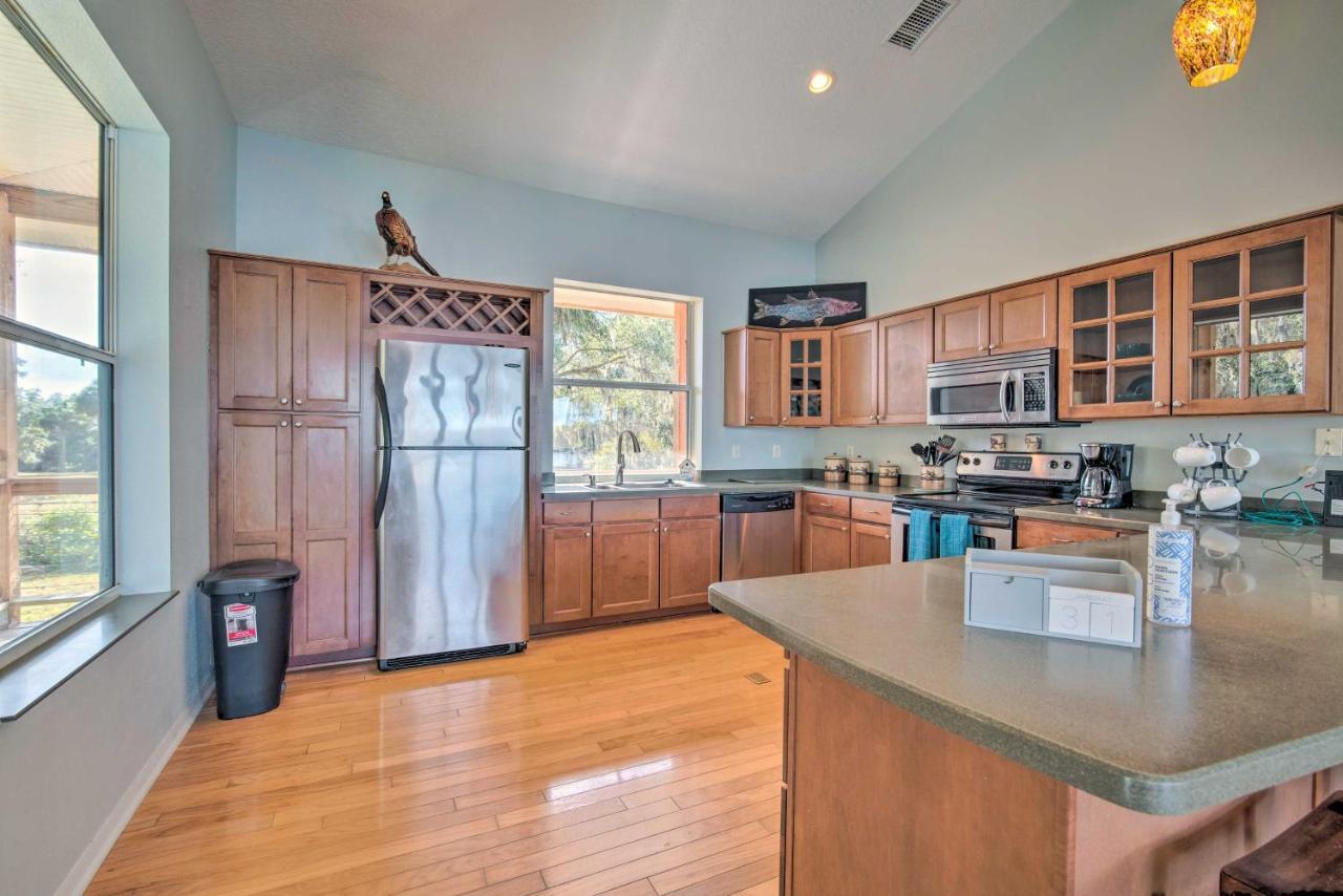 Lakefront Crystal River Home With Private Dock! Exterior foto