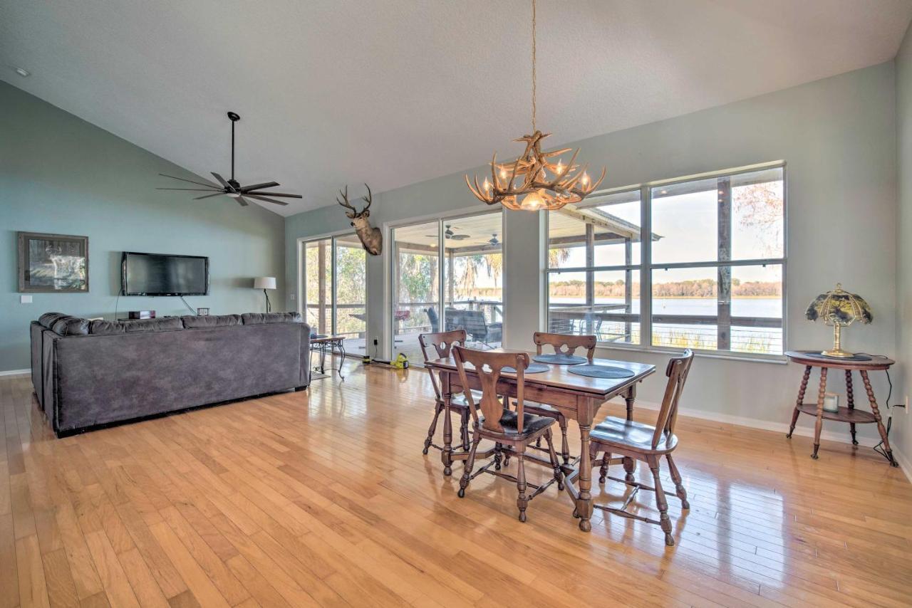 Lakefront Crystal River Home With Private Dock! Exterior foto